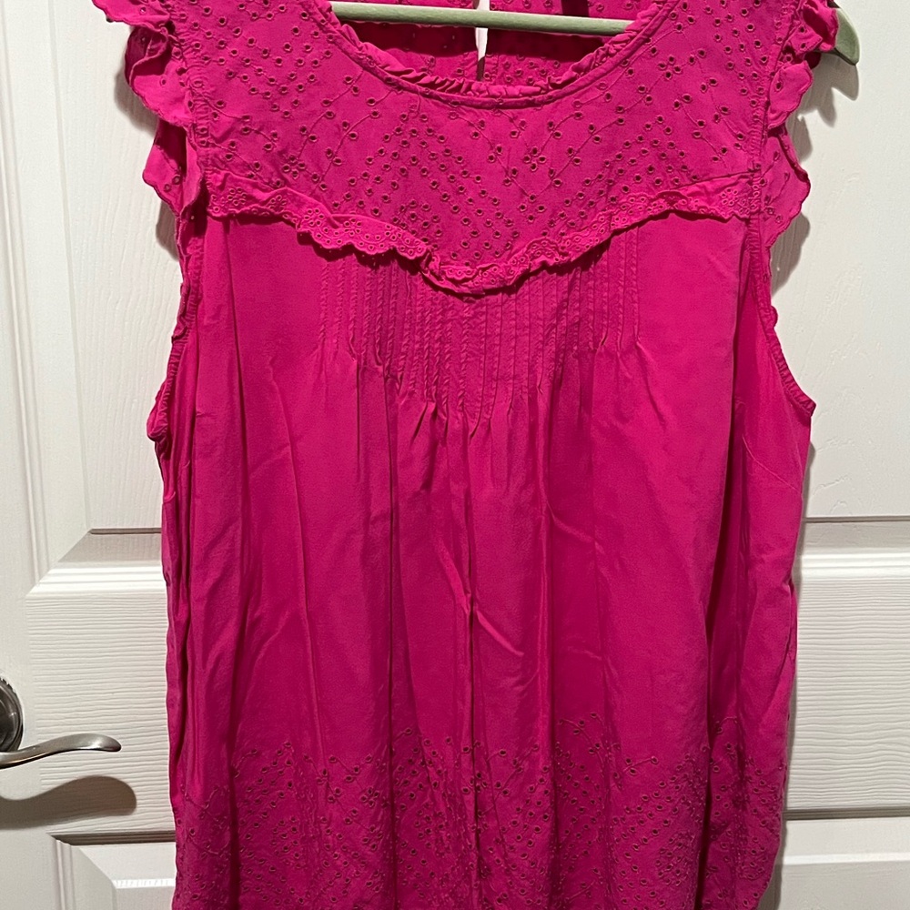 Pink Sleeveless Top
